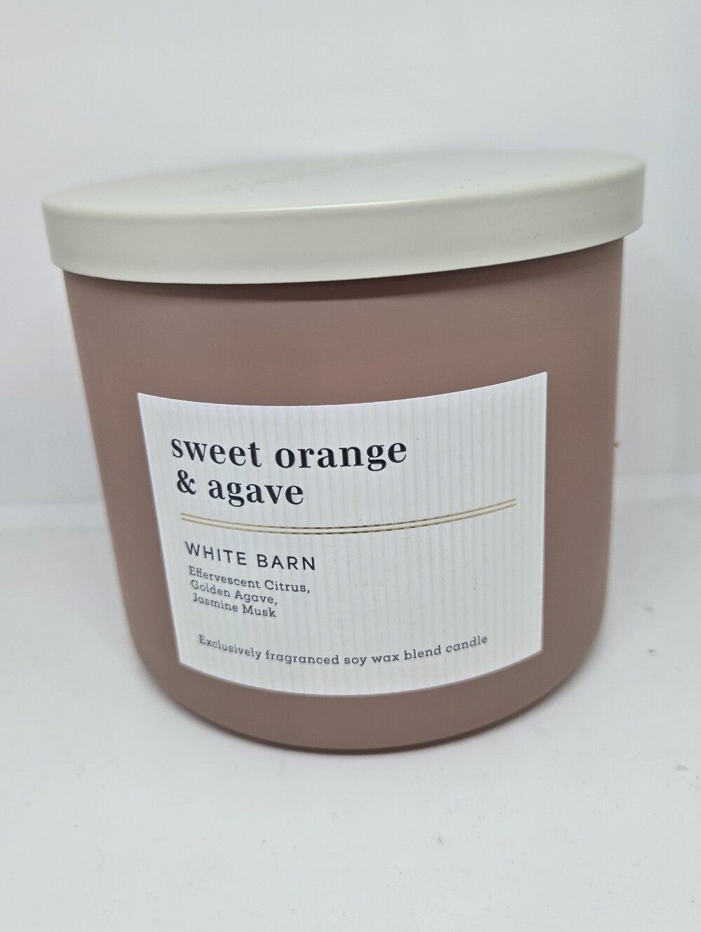 WHITE BARN SWEET ORANGE AGAVE 3-Wick Candle Bath & Body Works 14.5 oz